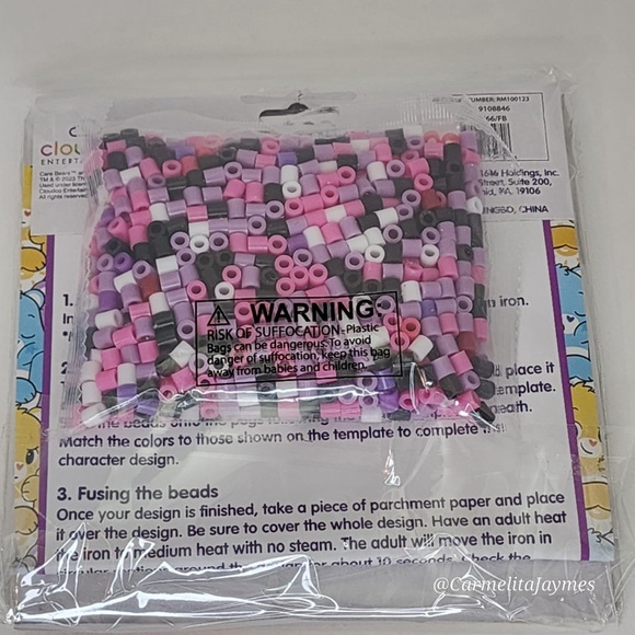 CARE BEARS 🐻 Perler Fuse Beads Craft Kit NEW - Picture 2 of 5